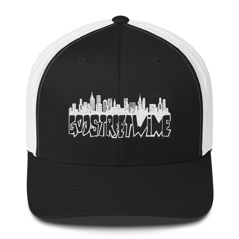 GSW "Skyline" Logo Trucker Cap